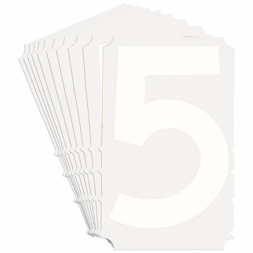 NumberLabel Polyester 4inH 3inW PK10