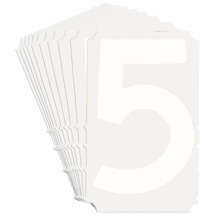 NumberLabel Polyester 4inH 3inW PK10