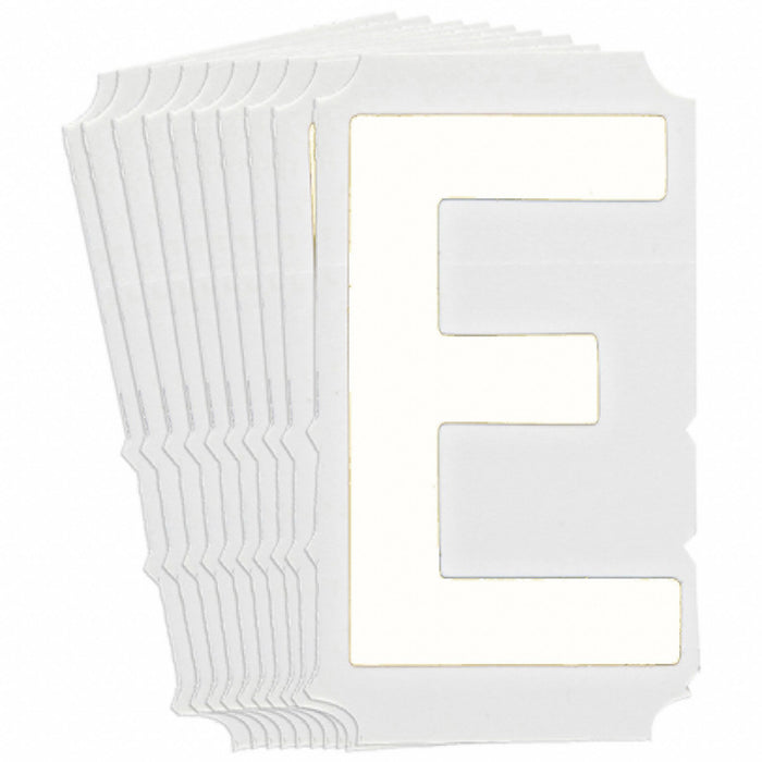 LetterLabel Polyester 4inH 2-3/4inW PK10