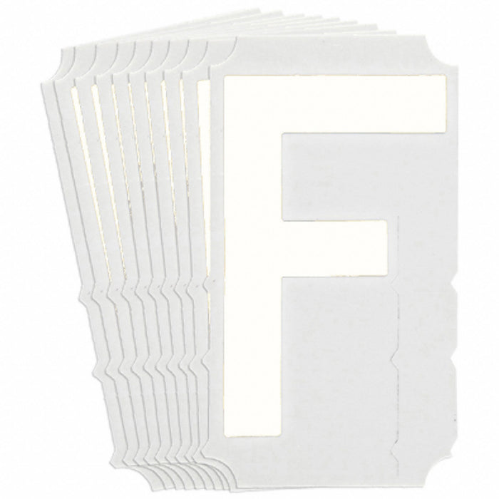 LetterLabel Polyester 4inH 2-7/8inW PK10