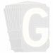 LetterLabel Polyester 4inH 3inW PK10