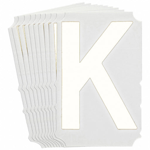 LetterLabel Polyester 4inH 3inW PK10