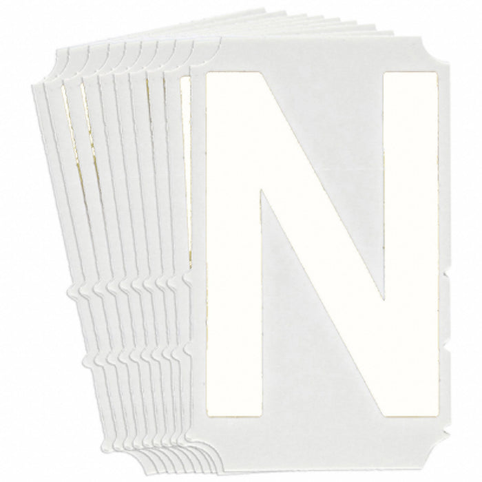 LetterLabel Polyester 4inH 3inW PK10
