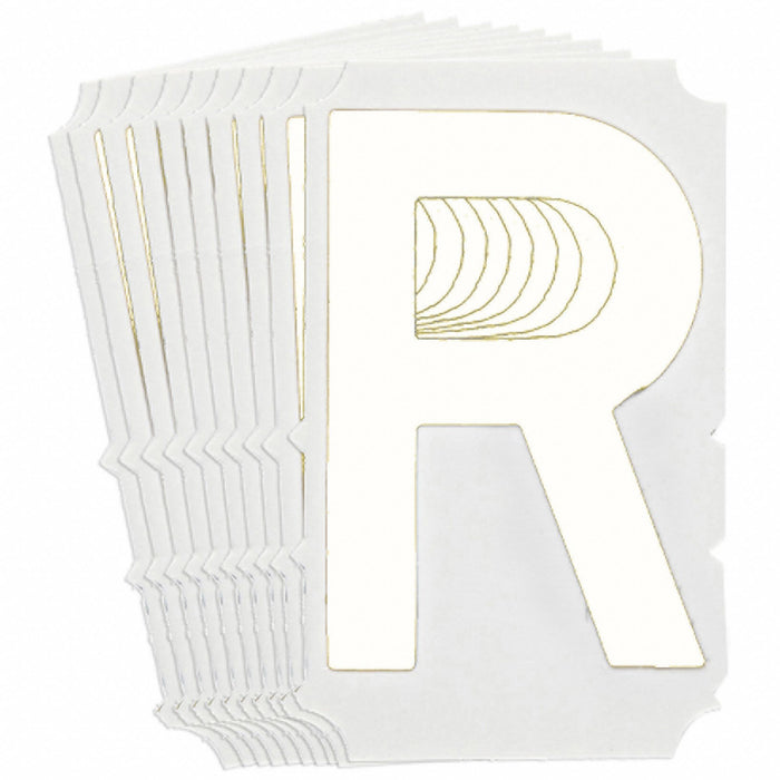 LetterLabel Polyester 4inH 3inW PK10