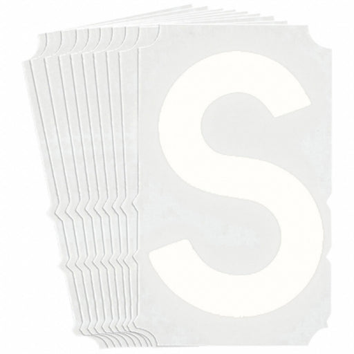 LetterLabel Polyester 4inH 3inW PK10