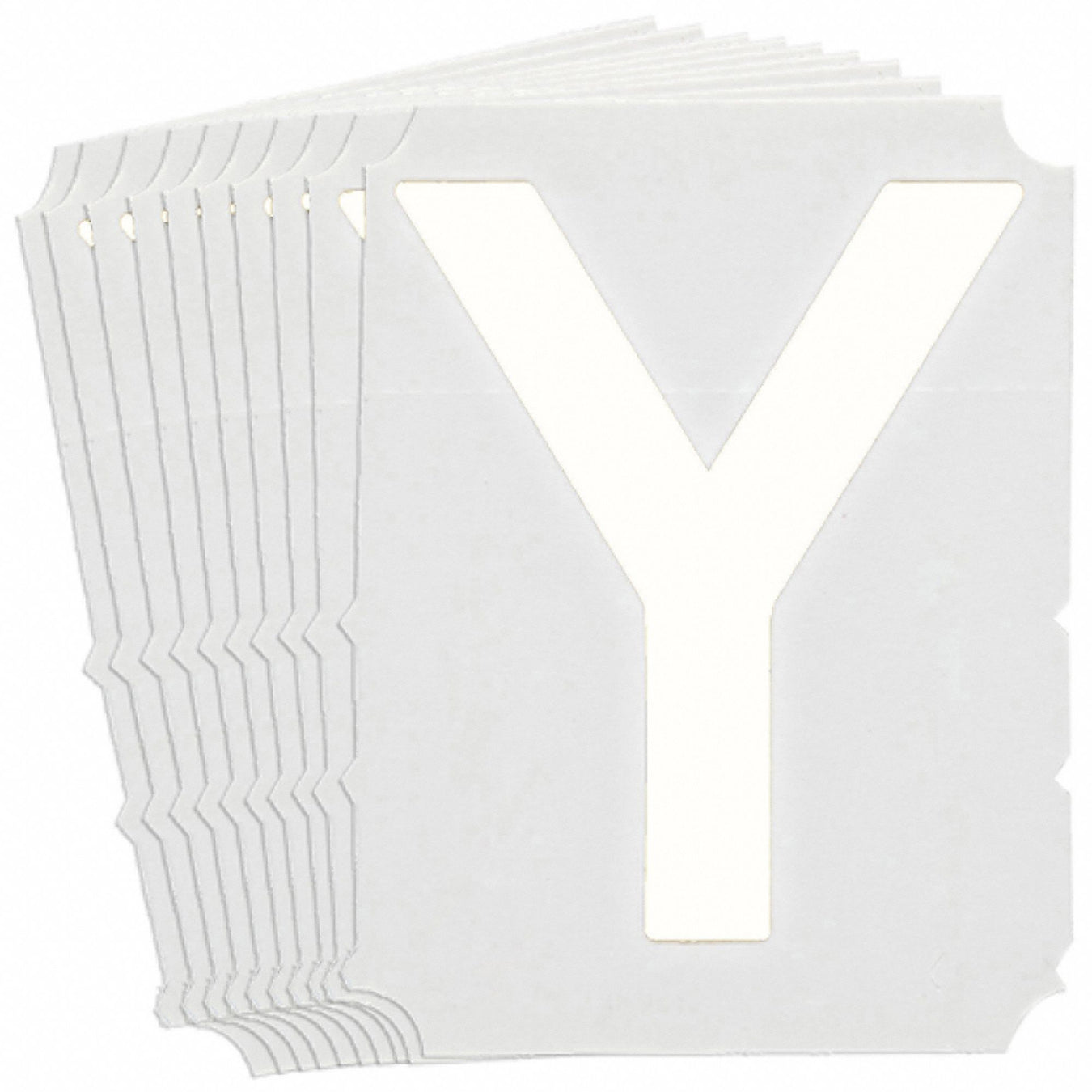 LetterLabel Polyester 4inH 3-5/8inW PK10