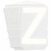 LetterLabel Polyester 4inH 3inW PK10