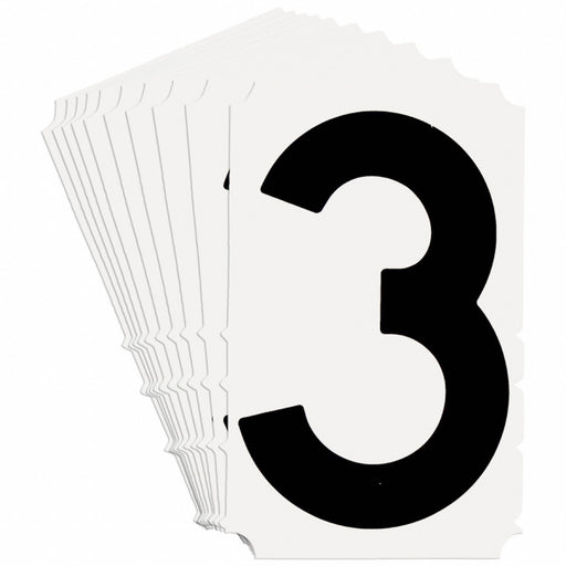 NumberLabel 6-3/4inH 4-3/8inW PK10