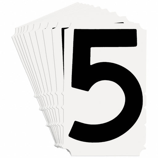 NumberLabel 6-3/4inH 4-3/8inW PK10