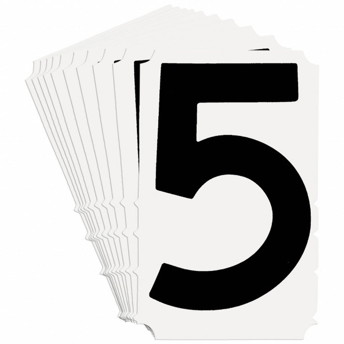 NumberLabel 6-3/4inH 4-3/8inW PK10