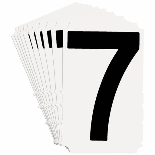 NumberLabel 6-3/4inH 4-3/8inW PK10