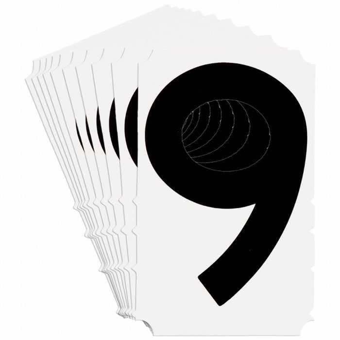NumberLabel 6-3/4inH 4-3/8inW PK10