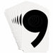 NumberLabel 6-3/4inH 4-3/8inW PK10