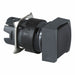 Flush Push Button Black Non-Illum 16mm