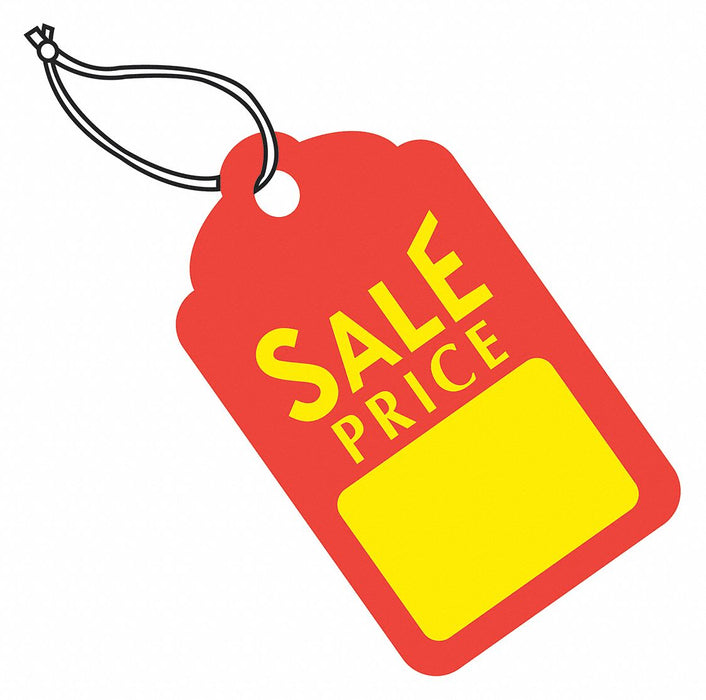 Merch Tag Strung 1 11/16x2 3/4 PK1000