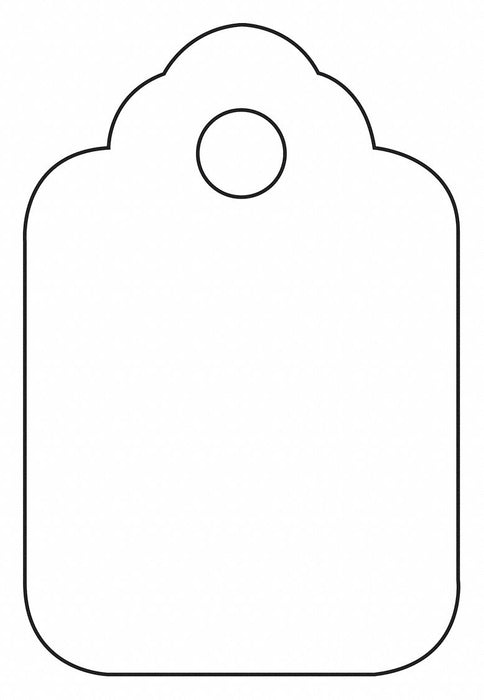 Merch Tag 1 1/8x1 3/4 PK1000