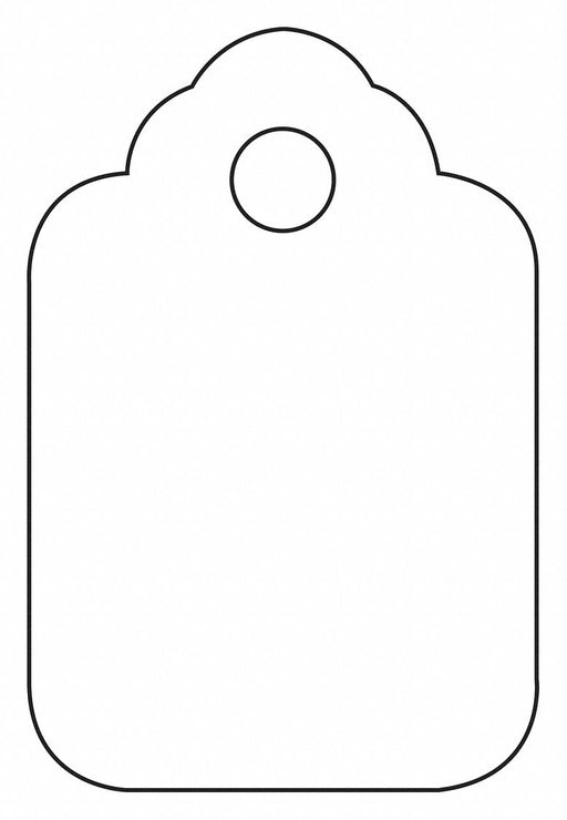 Merch Tag 1 1/8x1 3/4 PK1000