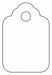 Merch Tag 1 1/8x1 3/4 PK1000