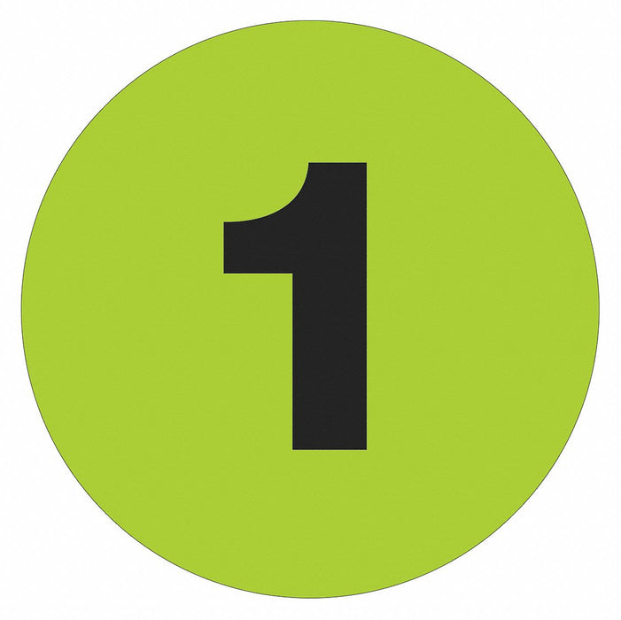 Number Label 2 in H