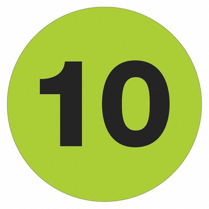 Number Label 2 in H
