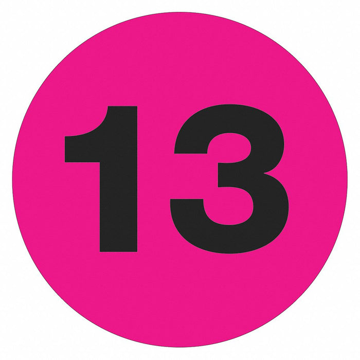 Number Label 2 in H