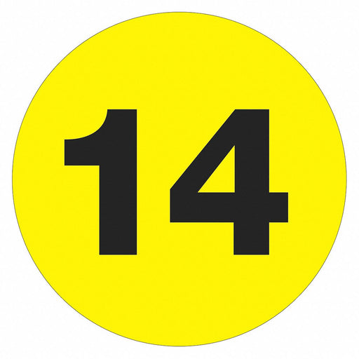Number Label 2 in H