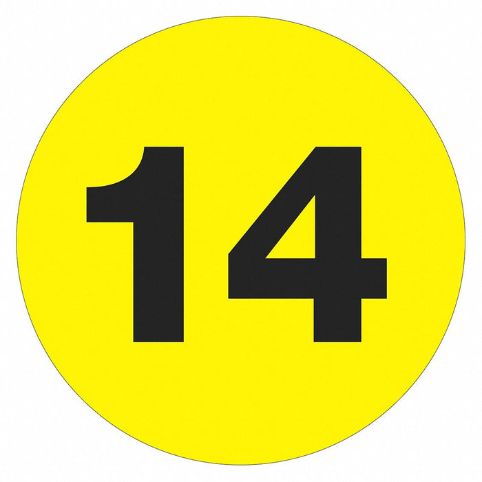 Number Label 2 in H