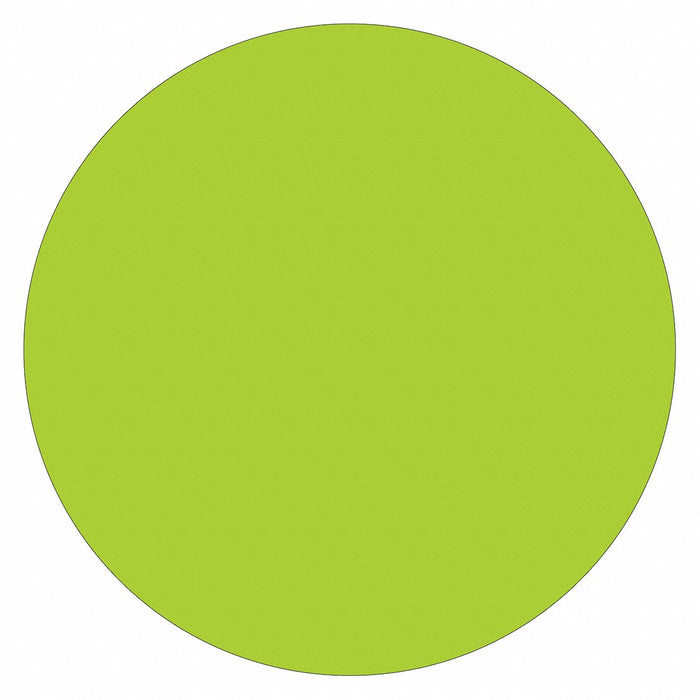 Pre-Cut Label Stock Roll Green