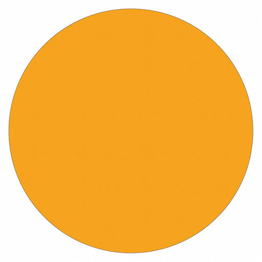 Pre-Cut Label Stock Roll Orange