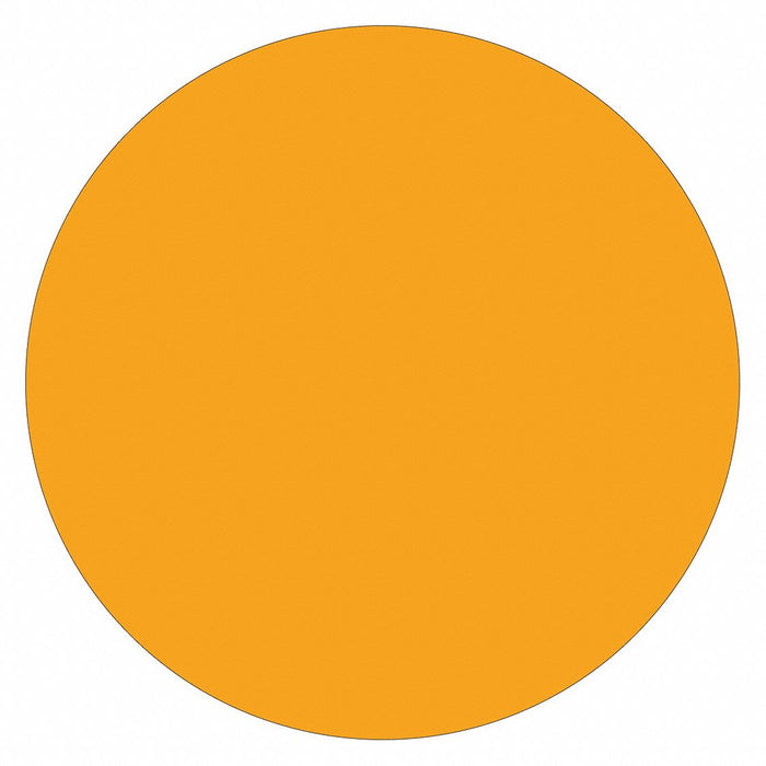 Pre-Cut Label Stock Roll Orange