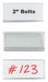 Label Holders Snap-On 3x1 5/16 PK25