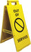 Safety Flr Sign Out Of Service 2 x4 
