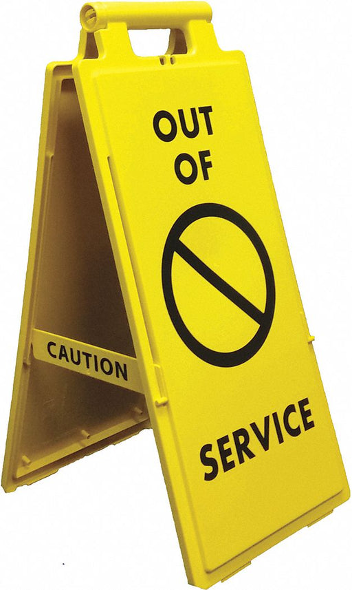 Safety Flr Sign Out Of Service 2 x4 