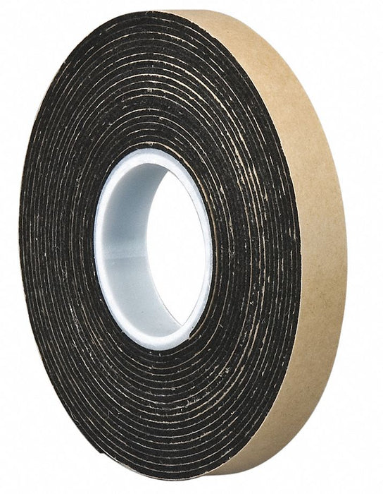 Foam Tape Black 0.375 x5 yd