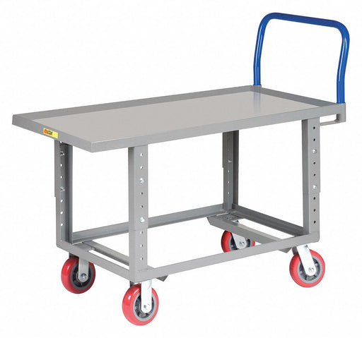 Platform Truck Adj Height Lipped 24x48