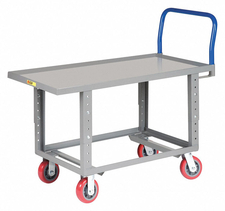 Platform Truck Adj Height Lipped 24x48