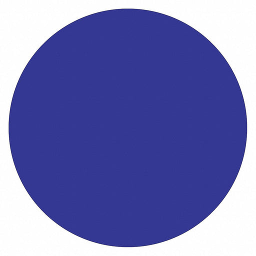 Pre-Cut Label Stock Roll Blue