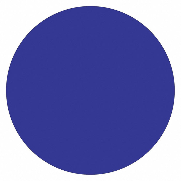 Pre-Cut Label Stock Roll Blue