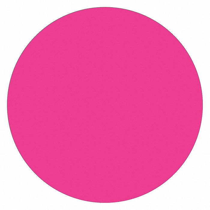 Inventory Circle Label 1/2 Pink