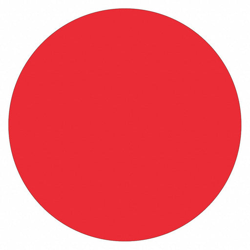 Pre-Cut Label Stock Roll Red