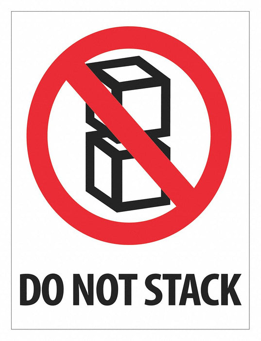 Label Do Not Stack 3x4 