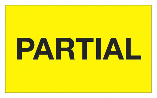 Label Partial 3x5 