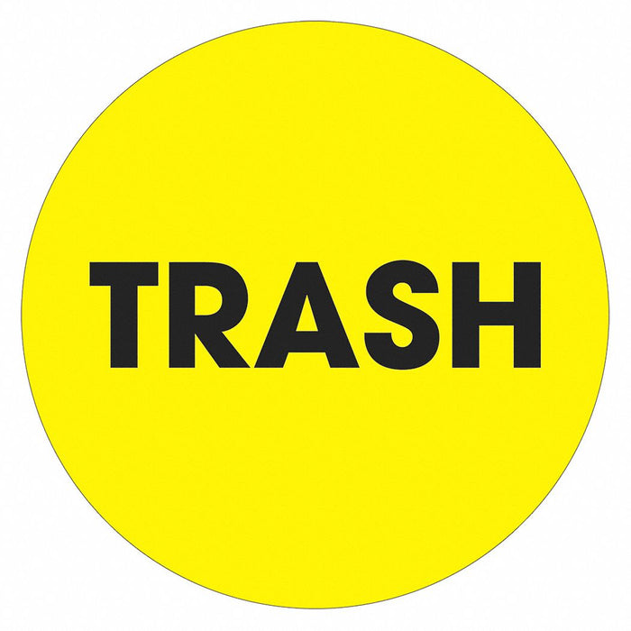 Label Trash Circle 2 