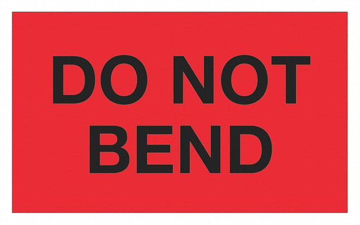 Label Do Not Bend 3x5 
