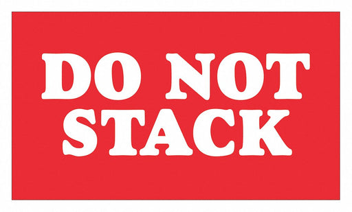 Label Do Not Stack 3x5 RL500