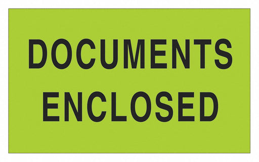 Label Documents Enclosed 3x5 