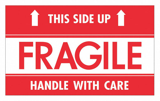 Label Fragile This Side UpHWC 3x5 