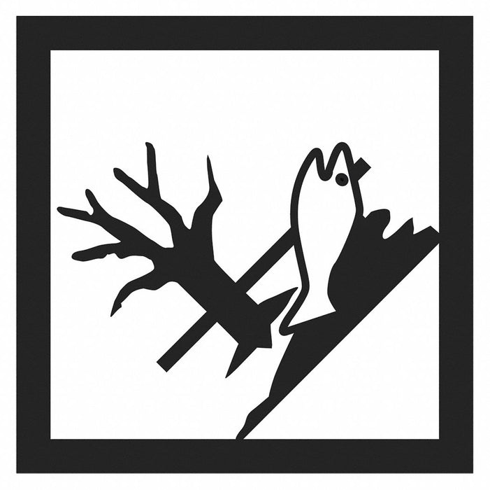 Label Marine Pollutant 4x4 