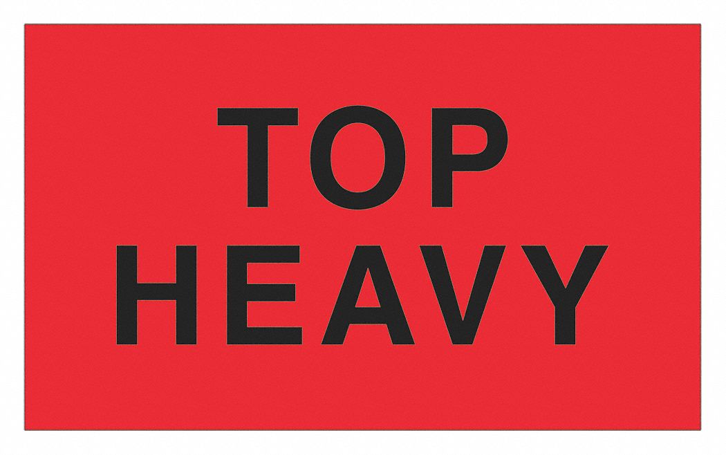 Label Top Heavy