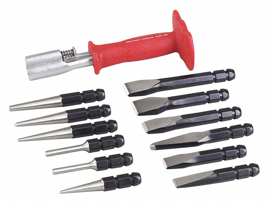 Punch/Chisel Set Interchangeable